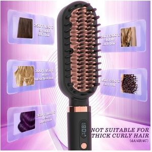 Hair Straightener Brush,DipRevo® Hair Straightener Comb
